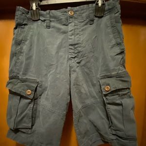 Mens American Eagle Outfitters blue cargo shorts sz31